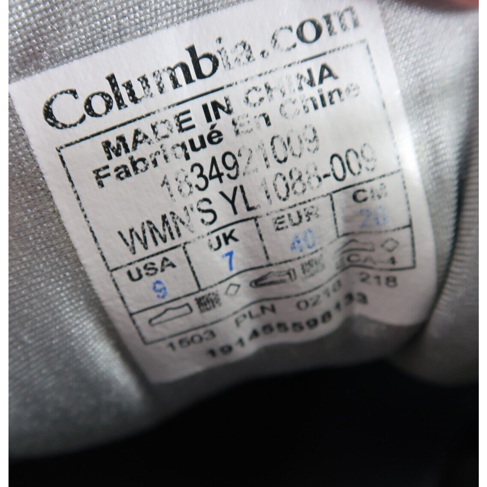 Columbia Shoes Womens 9 Athletic Trainers Lifestyle Comfort Active Outdoor Grey - Picture 13 of 14